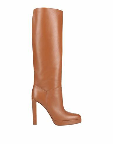 Francesco Russo Woman Boot Tan Soft Leather Cover