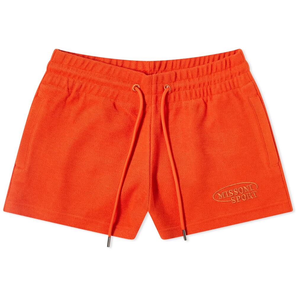 Missoni Women's Logo Shorts in Orange Cover