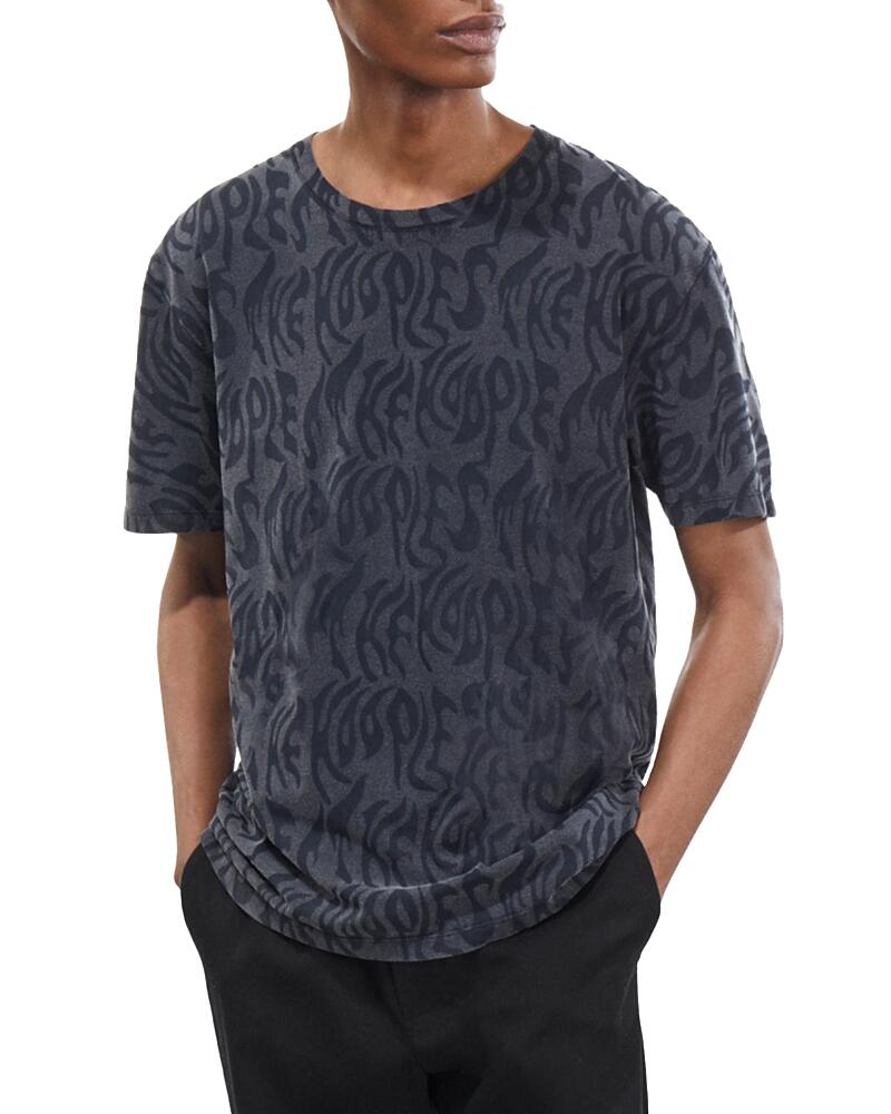 The Kooples Relaxed Fit Printed Short Sleeve Crewneck Tee Cover