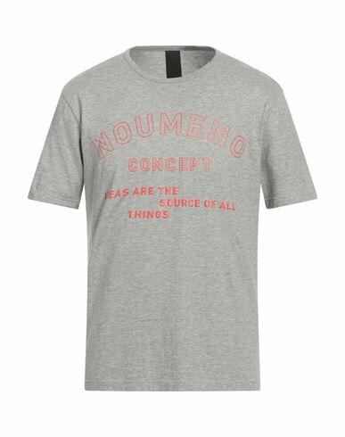 Noumeno Concept Man T-shirt Grey Cotton Cover