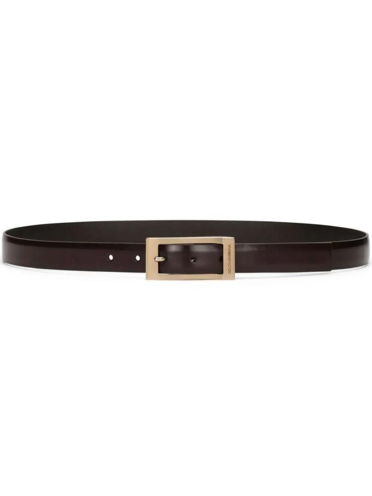 Dolce & Gabbana leather belt - Brown Cover