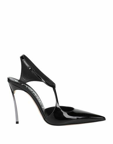 Casadei Woman Pumps Black Leather Cover