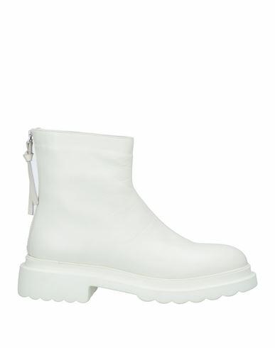 Pomme D'or Woman Ankle boots White Soft Leather Cover