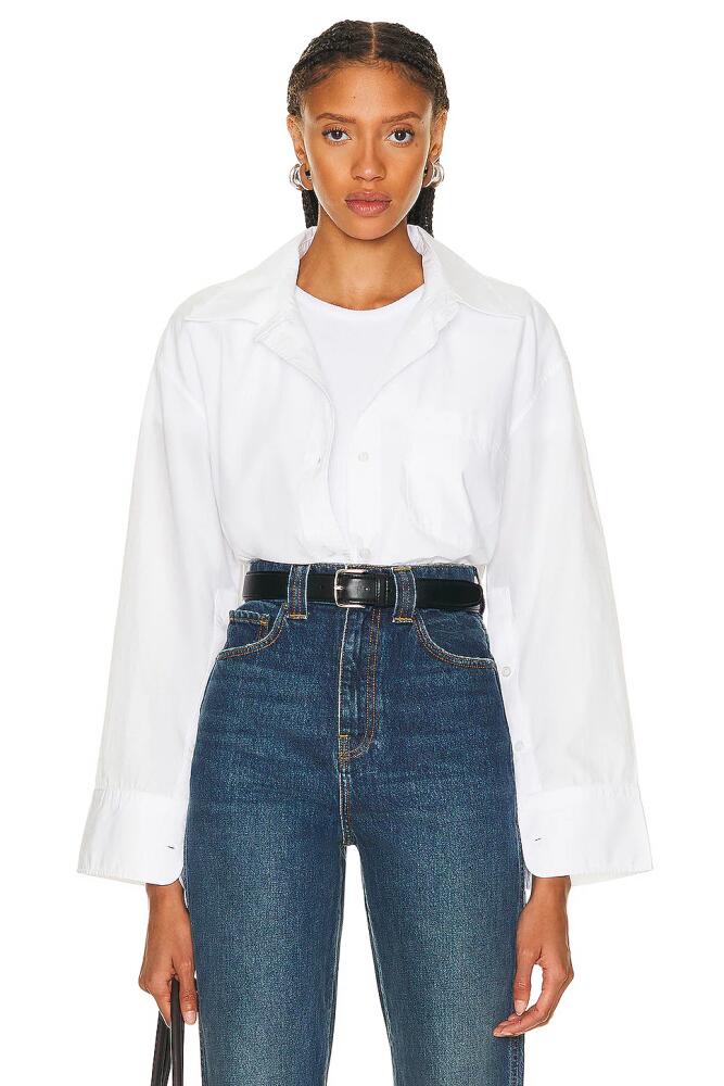 Citizens of Humanity Cocoon Shirt in White Cover