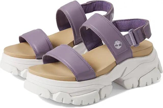 Timberland Adley Way 2 Strap Sandals (Medium Purple Full Grain) Women's Sandals Cover