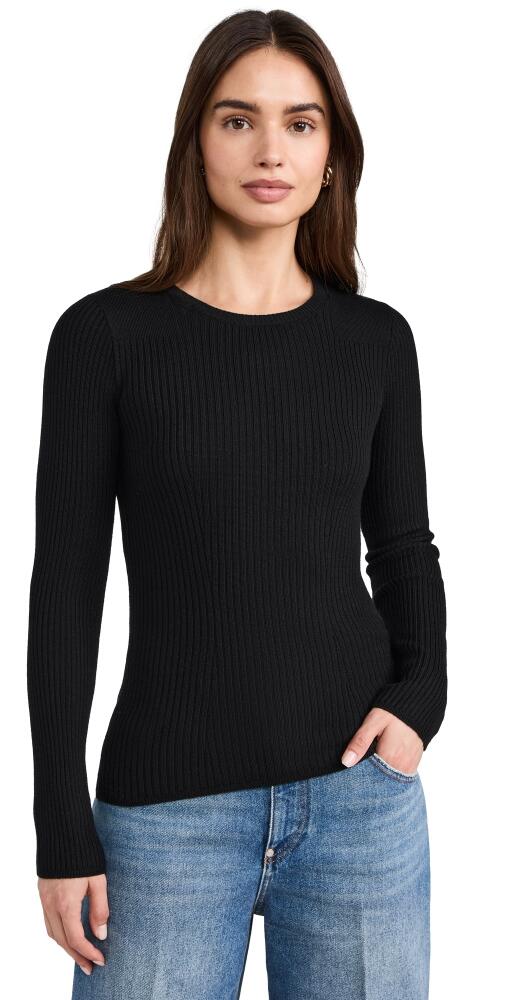 rag & bone Audrina Crew Sweater Black Cover