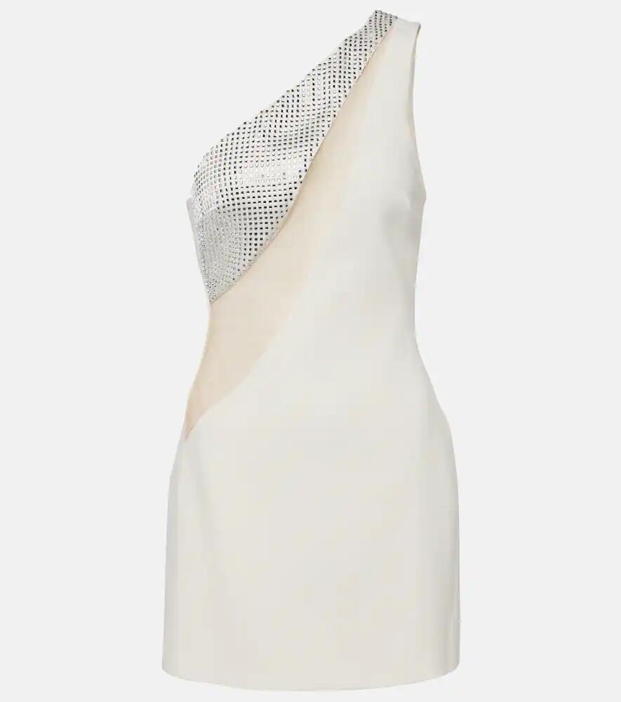 David Koma Embellished one-shoulder mini dress Cover