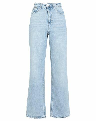 Vero Moda Woman Jeans Blue Cotton, Recycled cotton, Elastane Cover