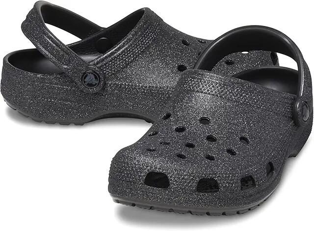 Crocs Classic Clog - Glitter (Black Glitter) Clog Shoes Cover