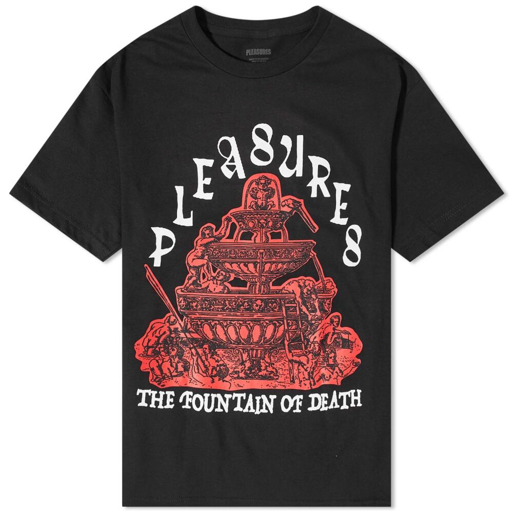 Pleasures Men's Fountain T-Shirt in Black Cover