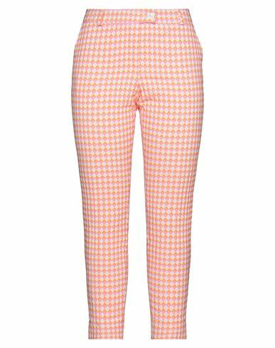 Maison Common Woman Pants Apricot Cotton, Polyamide, Polyester Cover