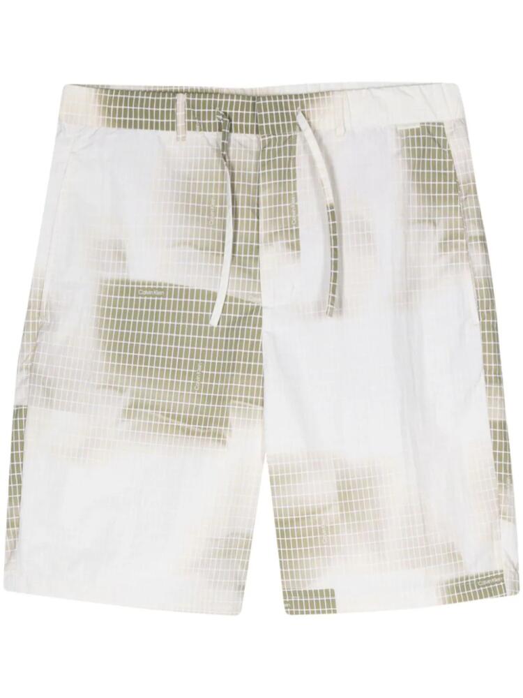 Calvin Klein graphic-print deck shorts - Neutrals Cover