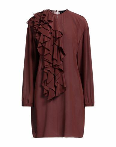 Rochas Woman Mini dress Cocoa Polyester Cover