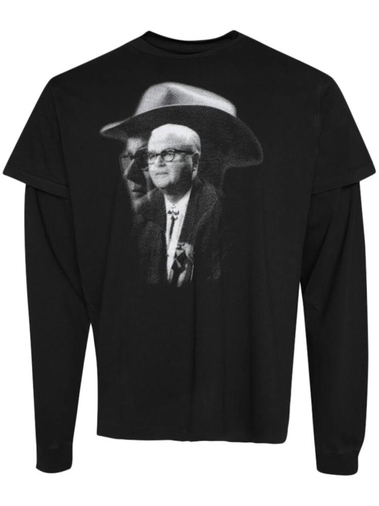 Enfants Riches Déprimés Texas Pastor Assemblage LS cotton T-shirt - Black Cover