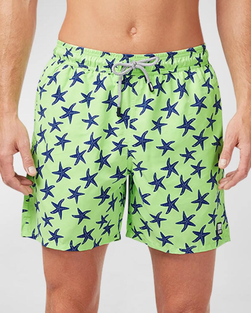 Tom & Teddy Men's Starfish-Print Swim Shorts Cover