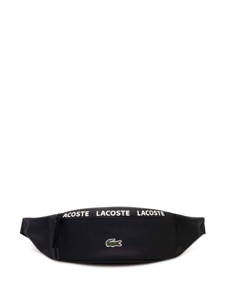 Lacoste logo-appliquéd belt bag - Black Cover