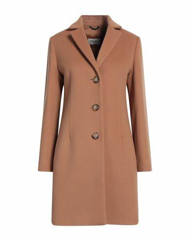 Cinzia Rocca Woman Coat Camel Wool, Polyamide, Cashmere Cover