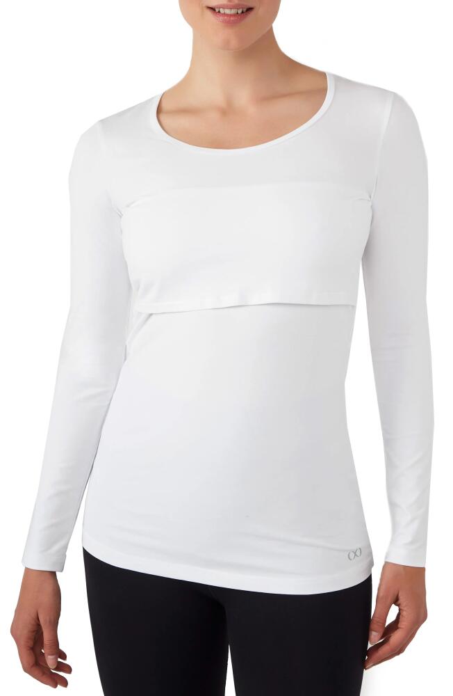 Modern Eternity Maternity/Nursing Tee in White Cover