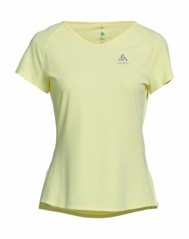 Odlo Woman T-shirt Light yellow Polyamide, Polyester Cover