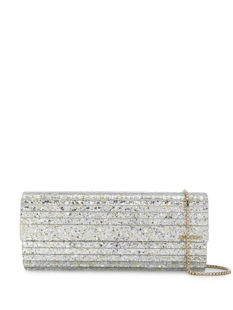 Jimmy Choo Sweetie glitter clutch - Metallic Cover