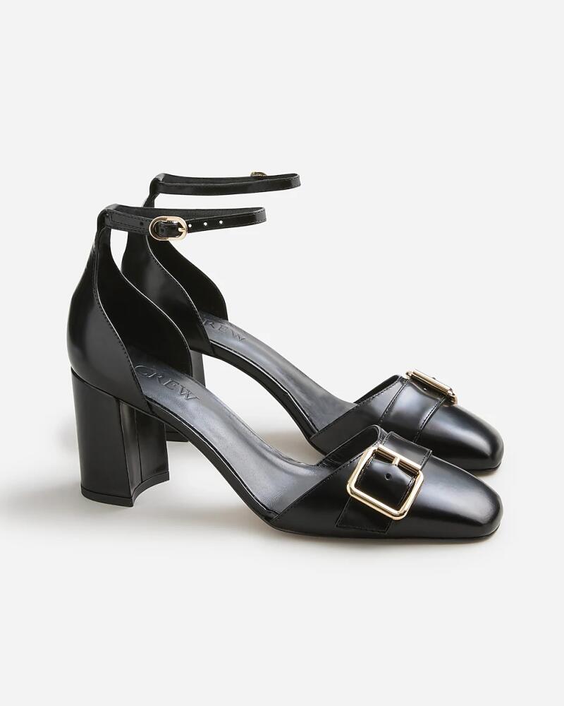 J.Crew Maisie buckle heels in Italian leather Cover