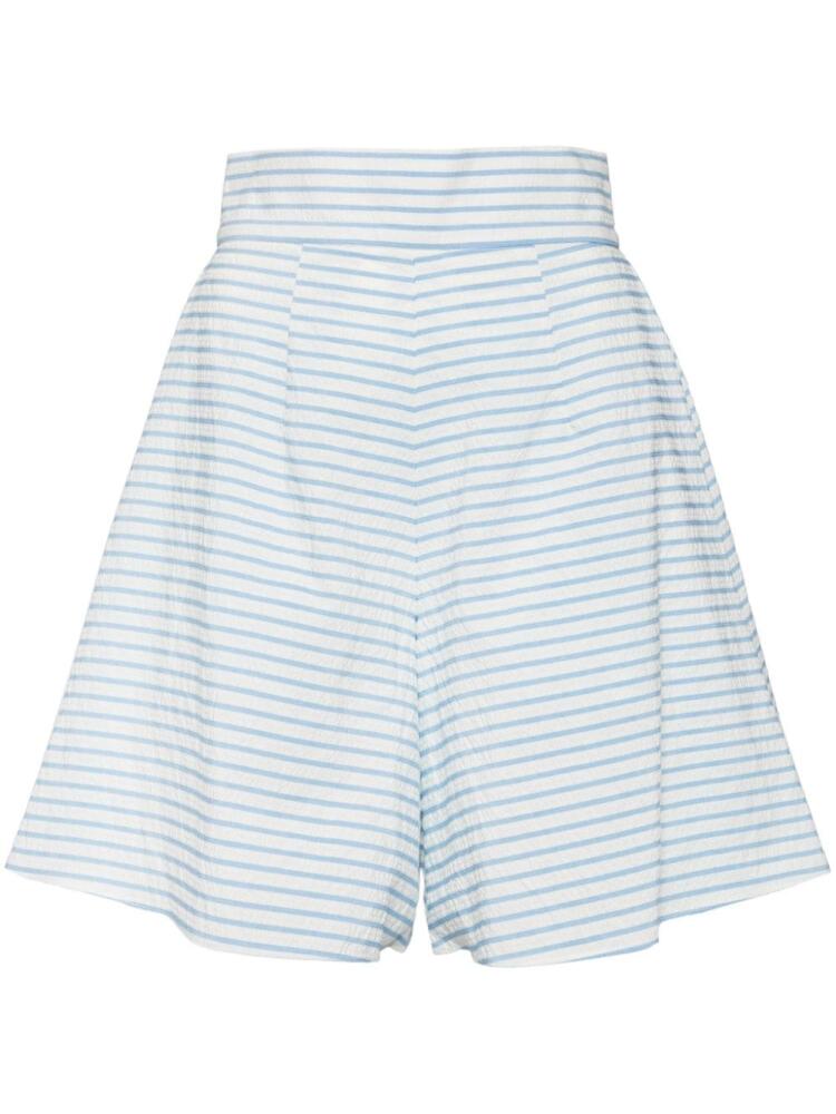 Bambah Blue Striped Kate Culottes - White Cover