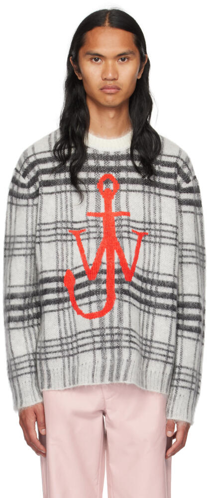 JW Anderson Gray Tartan Sweater Cover