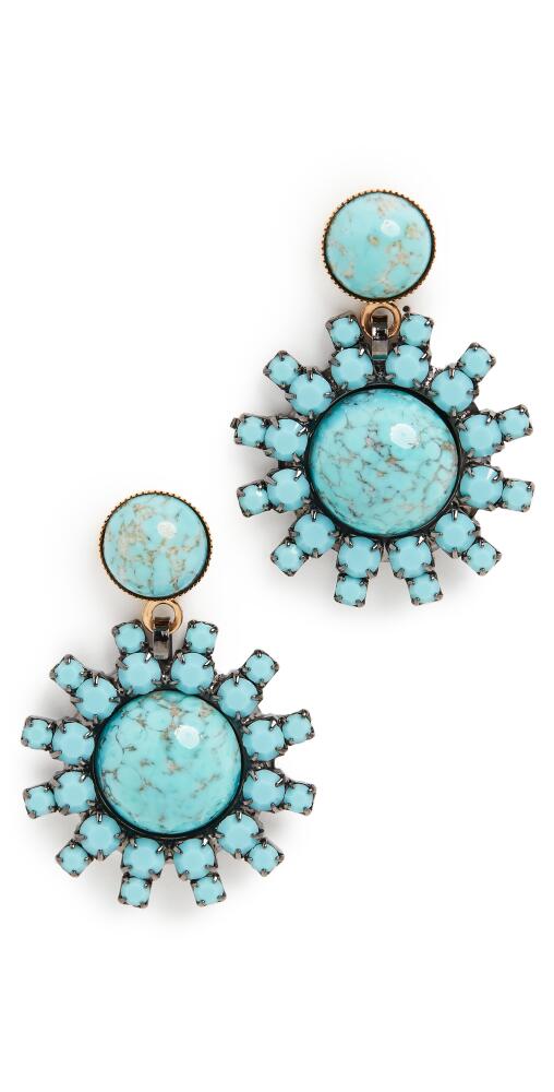 Elizabeth Cole Roscoe Earrings Turquoise Cover