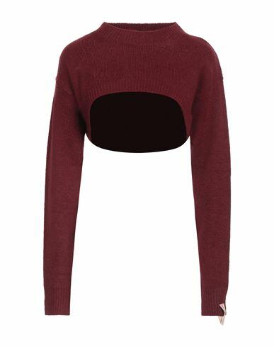 Mar De Margaritas Woman Shrug Burgundy Acrylic, Polyamide, Polyester, Viscose, Wool Cover