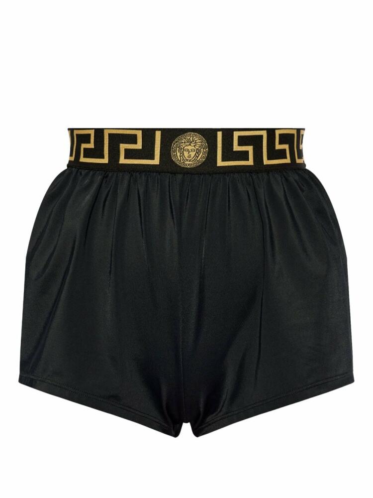 Versace Greca-trim mini shorts - Black Cover