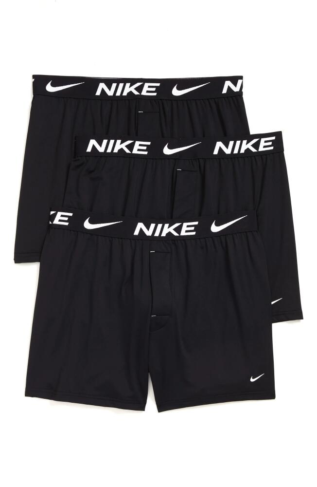 Nike 3-Pack Dri-FIT Essential Micro Boxers in Black Cover