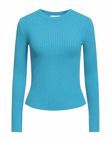 Solotre Woman Sweater Azure Viscose, Polyester Cover