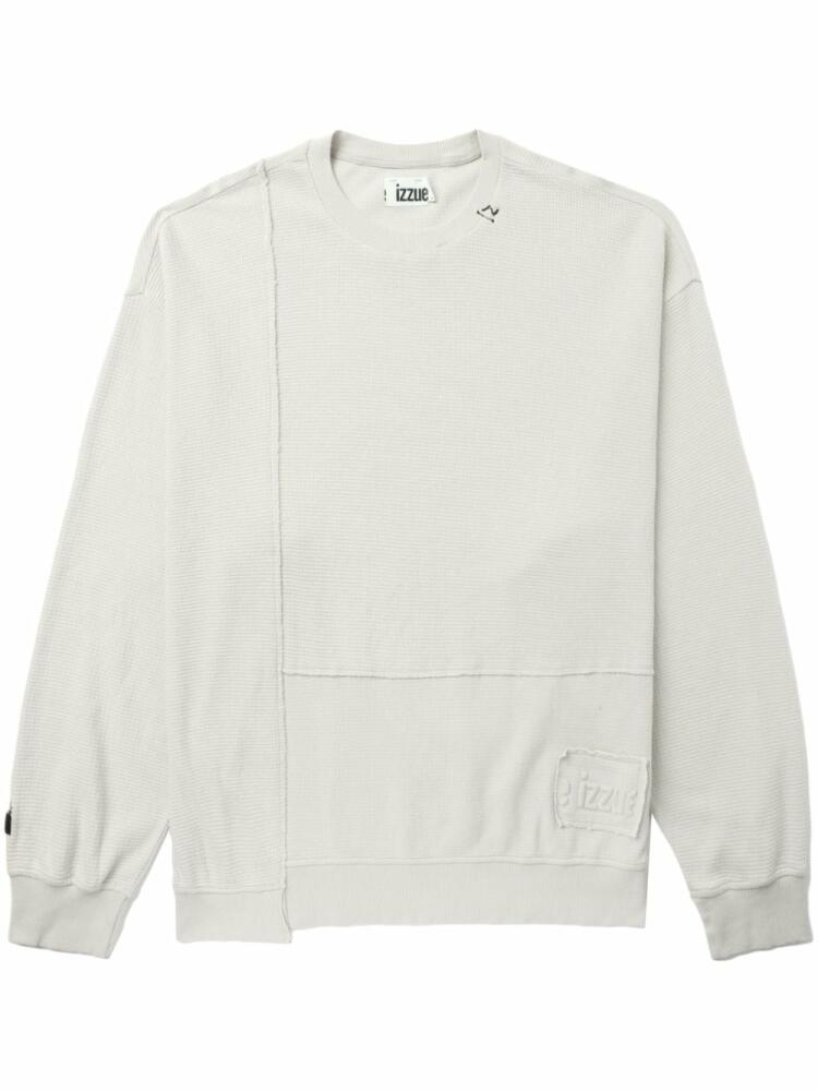 izzue asymmetric cotton sweatshirt - Grey Cover