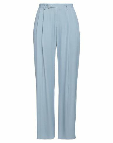 Amiri Woman Pants Light blue Viscose Cover