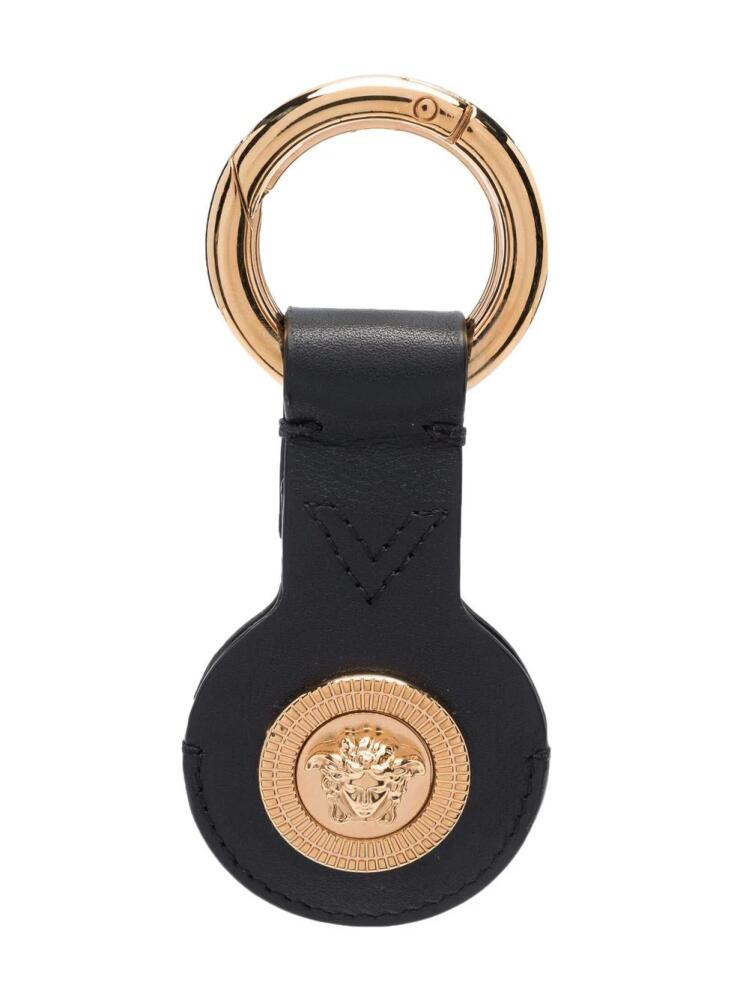 Versace Medusa plaque keychain - Black Cover