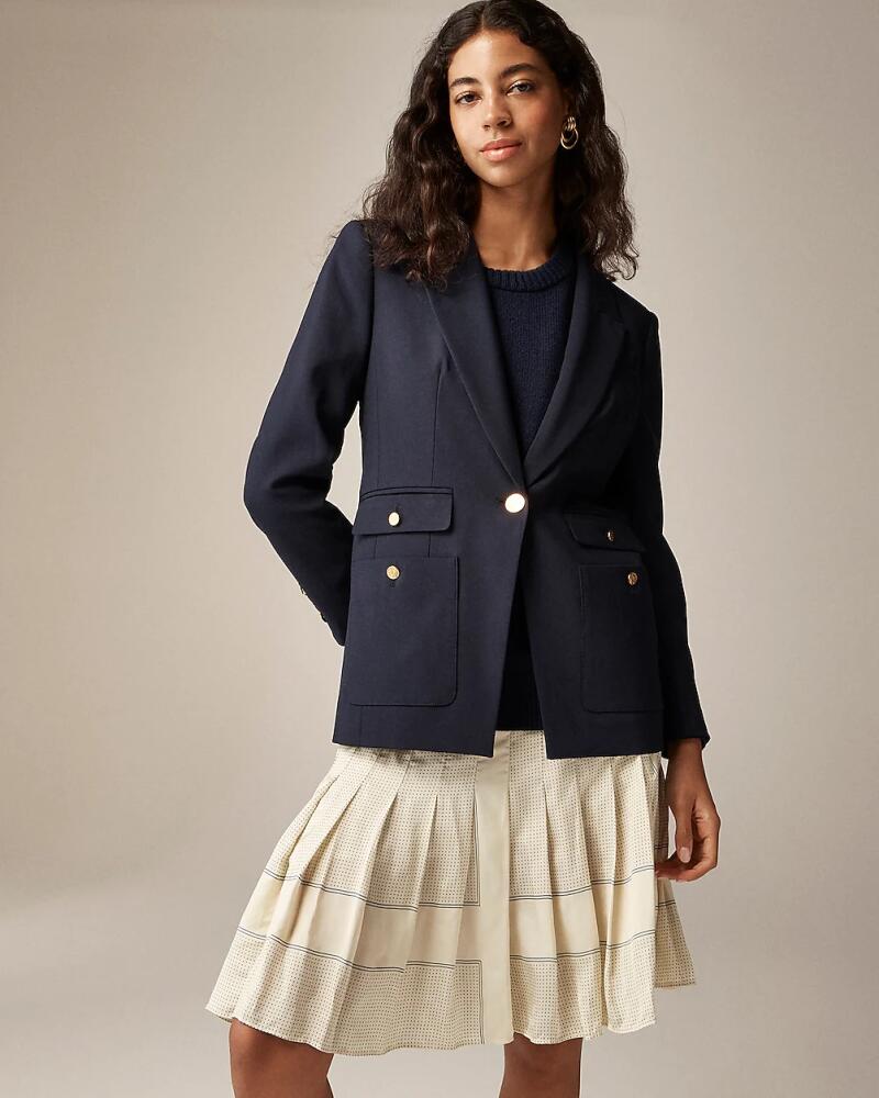 J.Crew Petite Vivienne blazer in Italian bi-stretch wool blend Cover