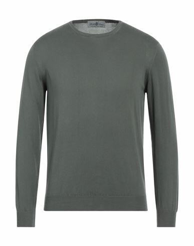 Della Ciana Man Sweater Military green Cotton Cover