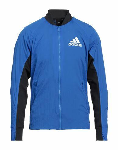 Adidas Man Jacket Bright blue Nylon Cover