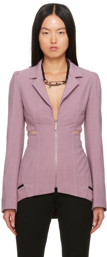 Jean Paul Gaultier Purple KNWLS Edition Blazer Cover