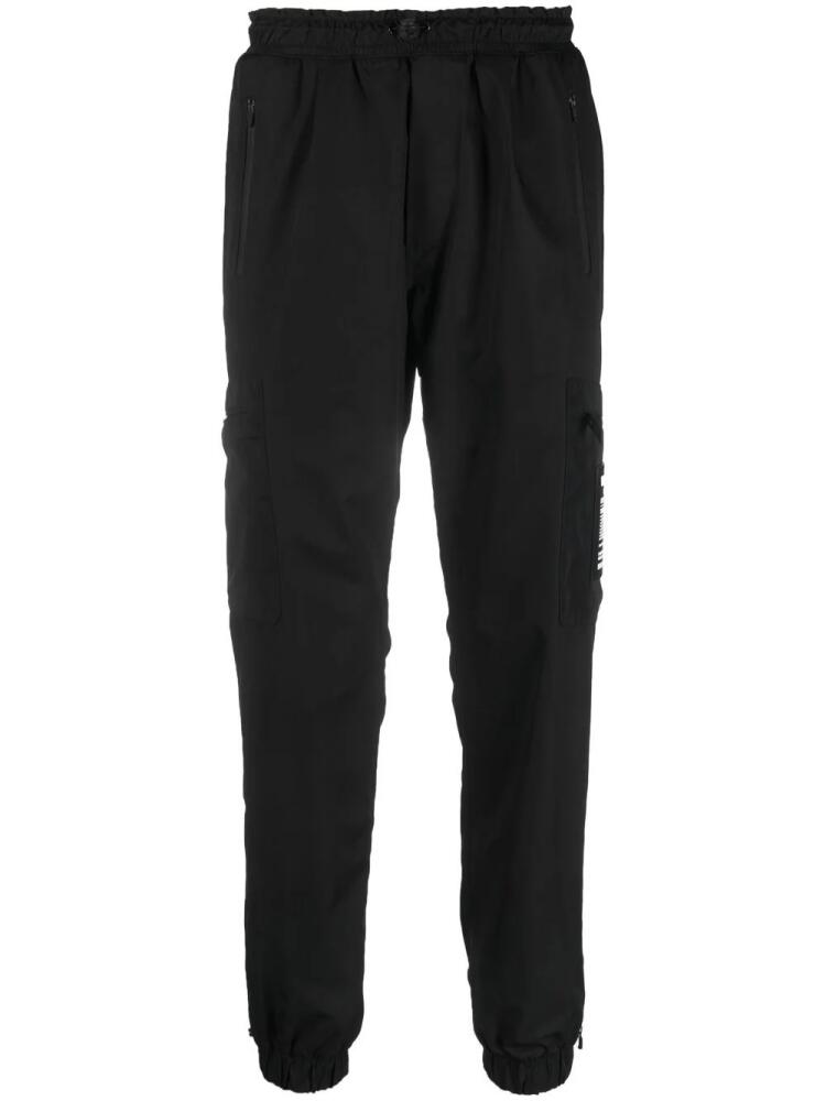 Plein Sport logo-print track pants - Black Cover