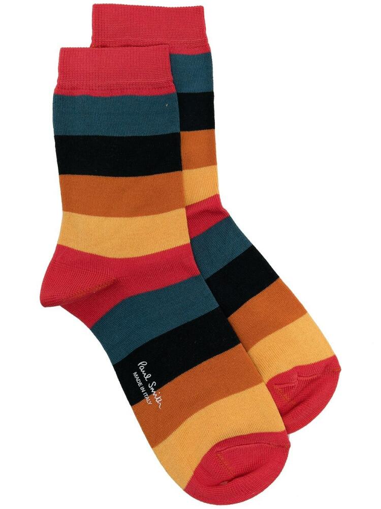 Paul Smith colour-block striped socks - Multicolour Cover