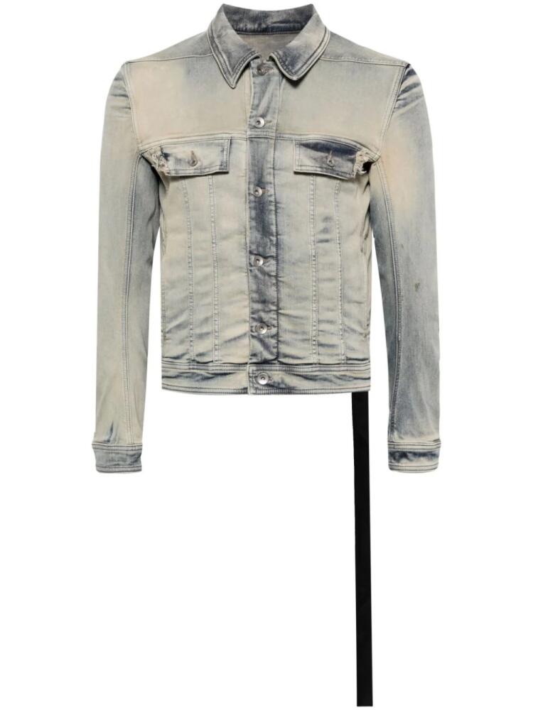 Rick Owens DRKSHDW distressed-effect denim jacket - Blue Cover