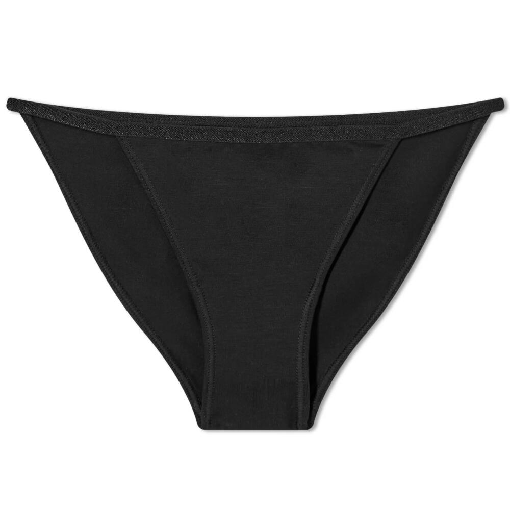 CDLP Women's Tanga Brief in Black Cover