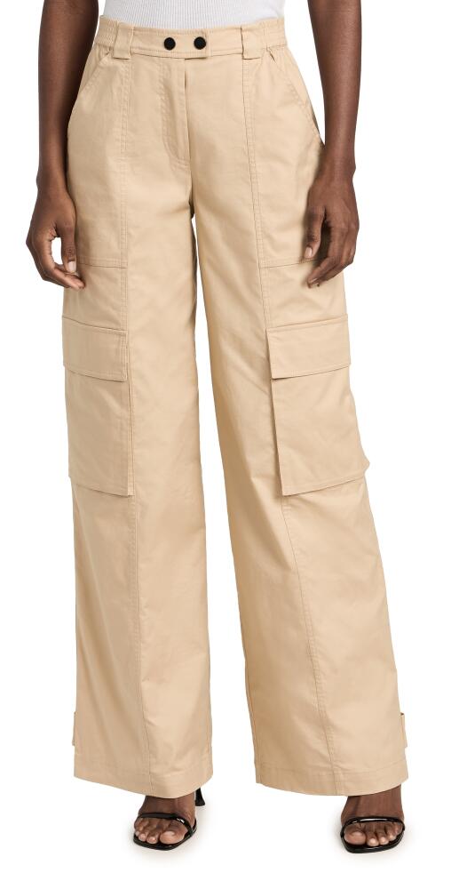 SIMKHAI Lionelle Cargo Pants Khaki Cover