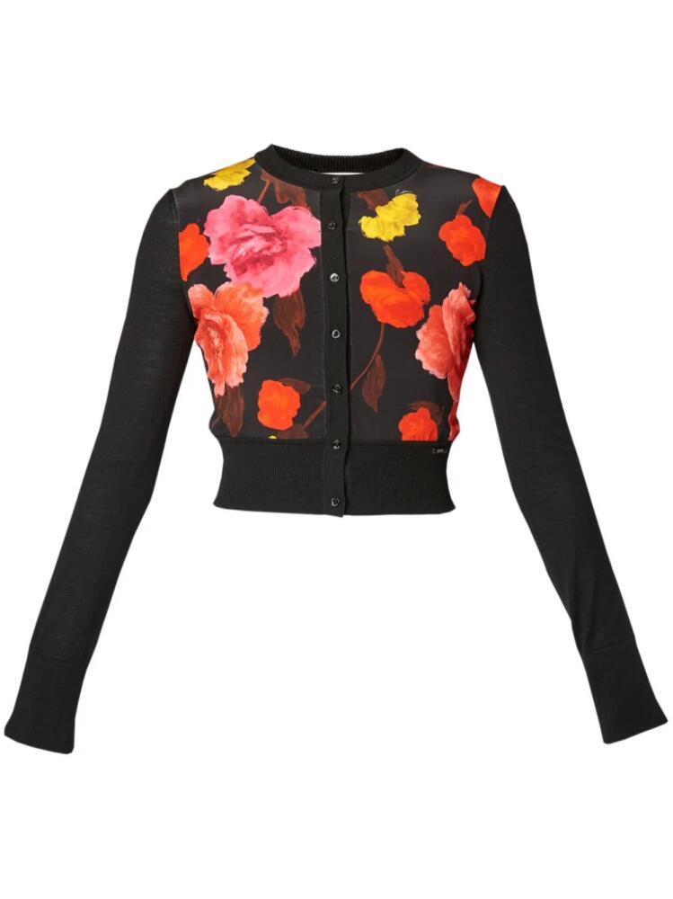 ERDEM floral-print cardigan - Black Cover