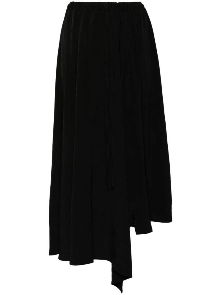 Yohji Yamamoto asymmetric skirt - Black Cover