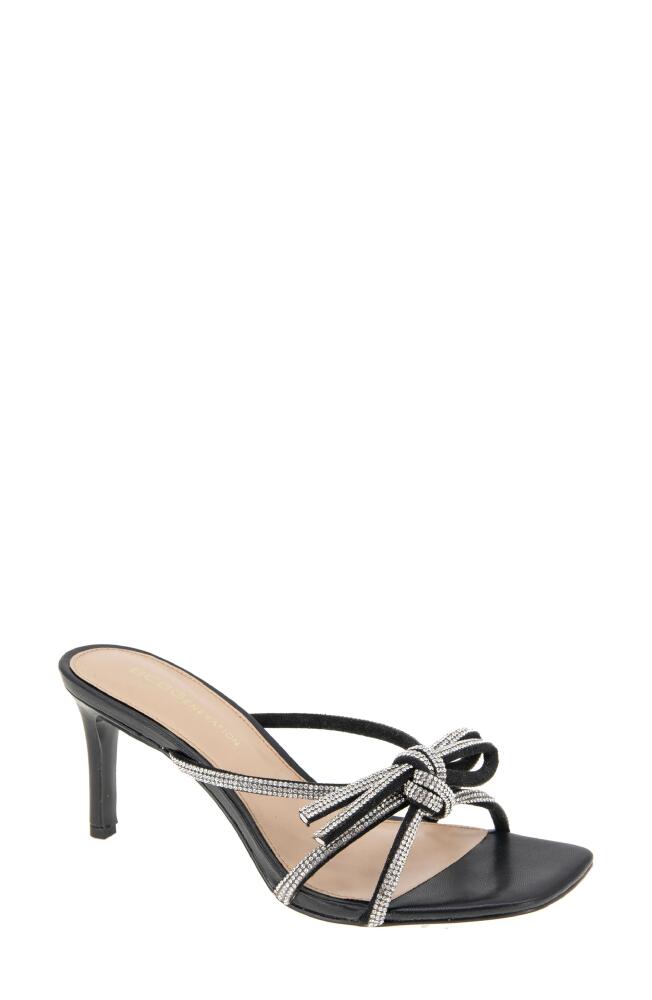 bcbg Selma Slide Sandal in Black/Clear Cover