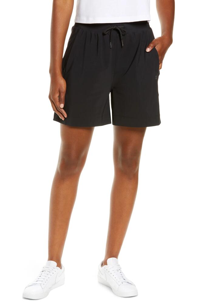 Sweaty Betty Explorer Tie Waist Shorts in Black Cover