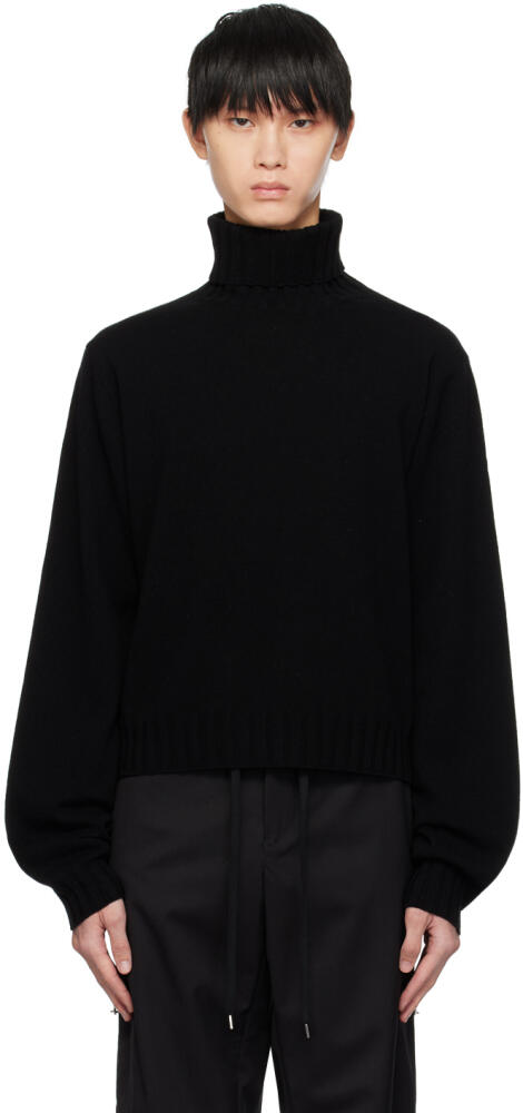 TAKAHIROMIYASHITA TheSoloist. Black Cropped Turtleneck Cover