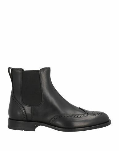 Tod's Man Ankle boots Black Leather Cover